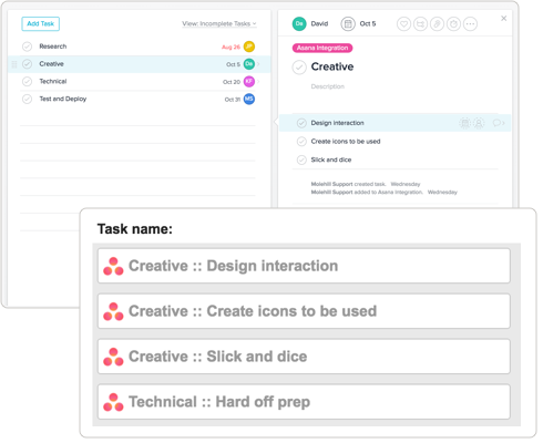 Importing Asana tasks into Tick