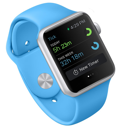 Time tracking on the Apple Watch